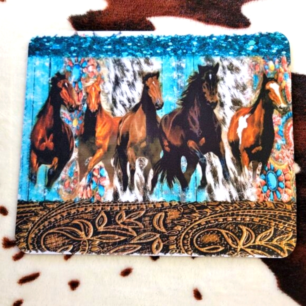 Horses Western Computer Mouse Pad